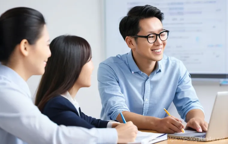 법률 실무 교육 - **Prompt:** A cozy and inviting living room with a comfortable sofa. A young Japanese man in his ear...