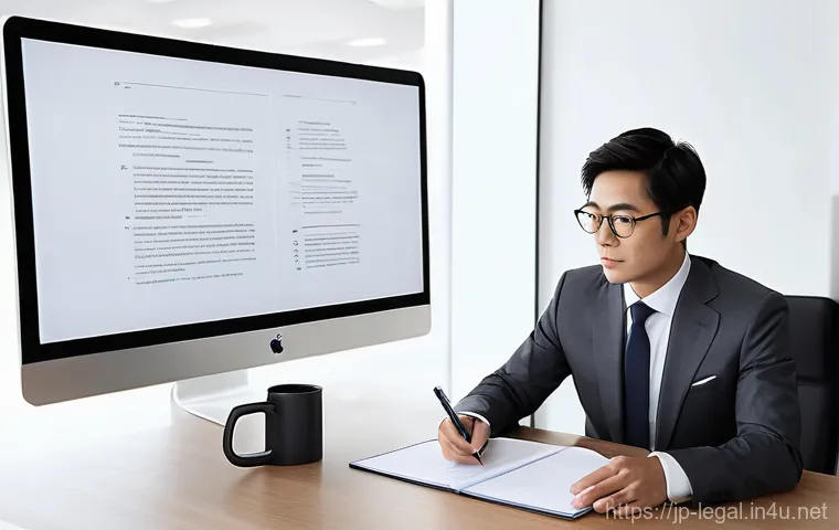 법률 자문가의 경력 발전 전략 - **Prompt:** A sophisticated Japanese male lawyer, in his late 30s, professionally dressed in a tailo...