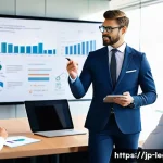 법률 자문가의 업무 처리 프로세스 - **Prompt:** A dynamic, modern legal consultant, professionally dressed in a tailored suit, confident...