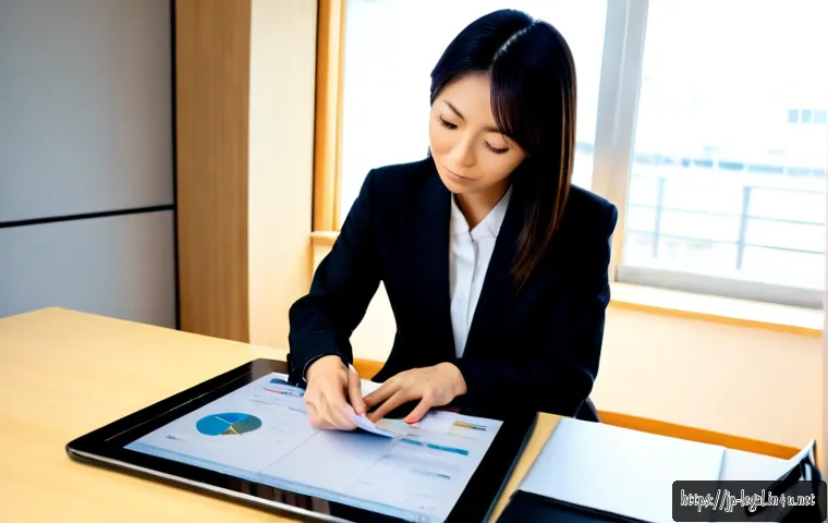 법률 자문가의 업무 성과 향상 - Photorealistic Japanese legal advisor at a clean modern office desk, efficiently reviewing organized...